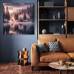 Dawn Lakeside Retreat Canvas