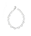Beginnings Diamond Cut Heart Bracelet