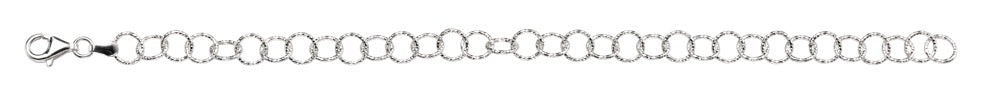 Beginnings Diamond Cut Links Bracelet