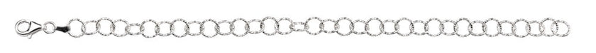 Beginnings Diamond Cut Links Bracelet