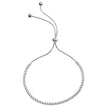 Beginnings Adjustable Chain Toggle Bracelet with Cubic Zirconia