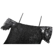 Dark in Love Romantic Gothic Lace Layered High-Low Dress