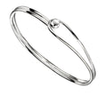 Beginnings Oval-Armreif mit Kugelverschluss