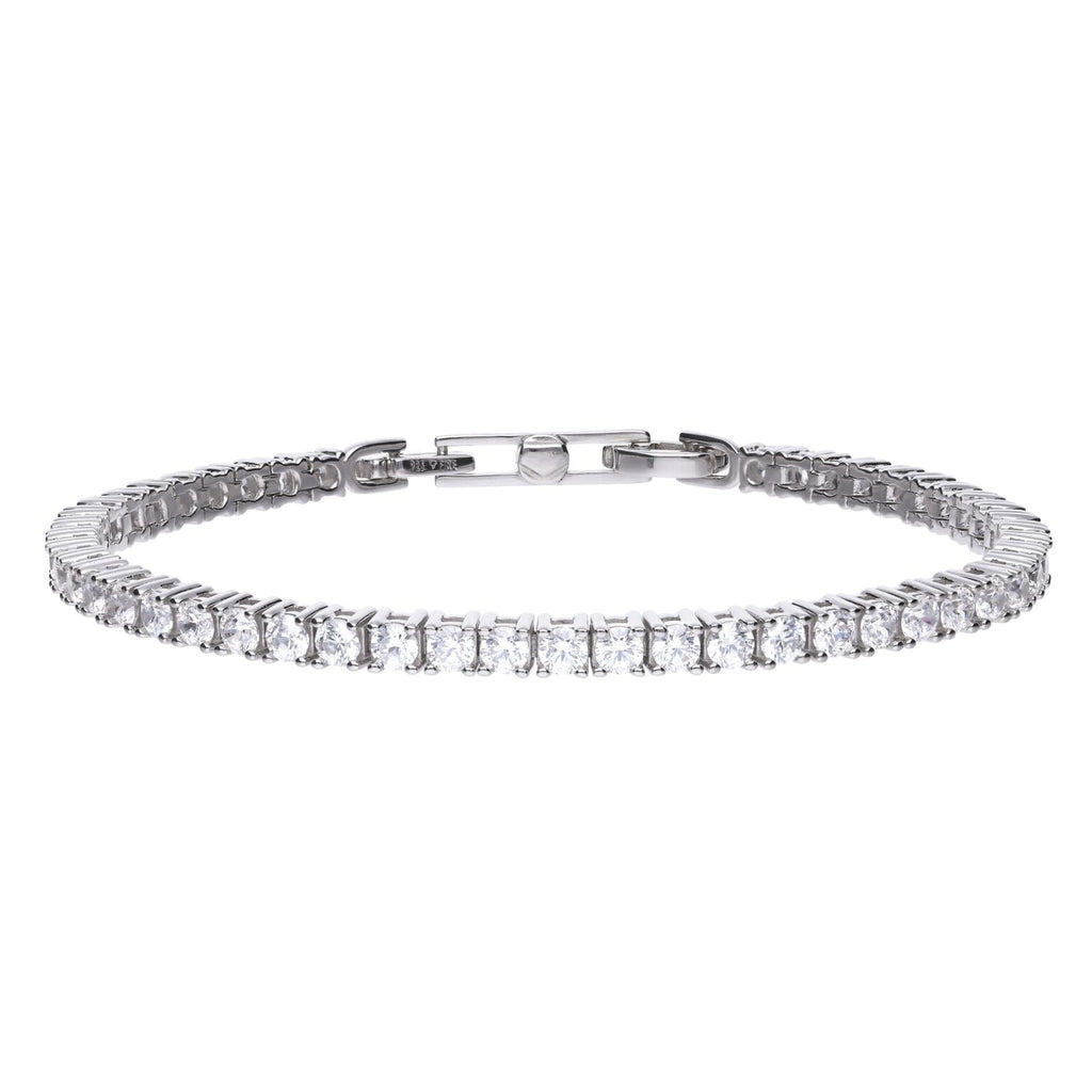 Diamonfire Claw Set Zirconia Tennis Bracelet