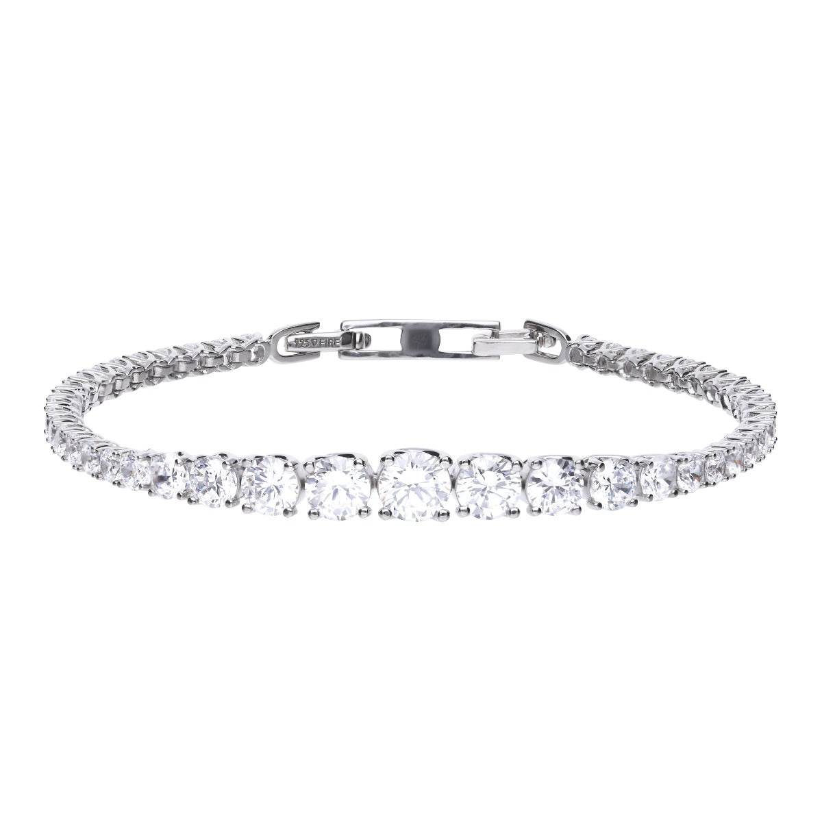 Diamonfire Tennisarmband mit abgestuften Zirkonia