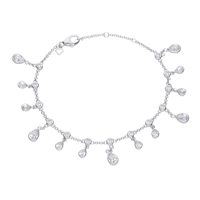 Diamonfire Multi Drop Zirconia Bracelet