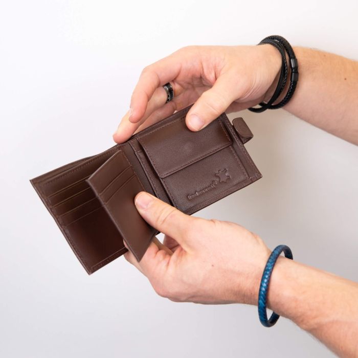 Fred Bennett Leather Wallet with Coin Purse