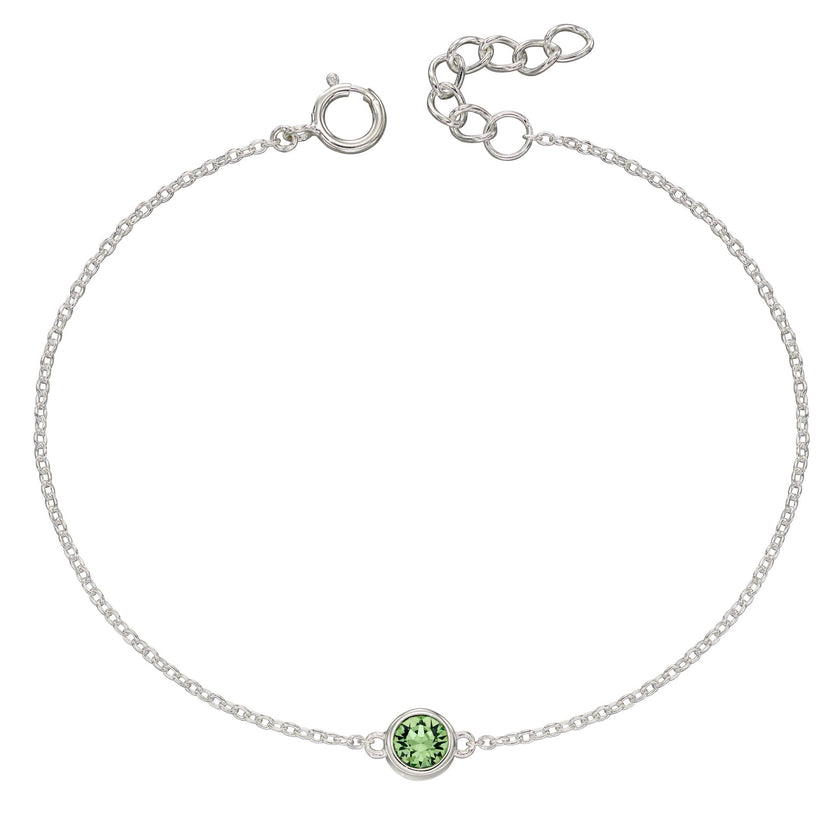 Beginnings Crystal Birthstone Bracelet