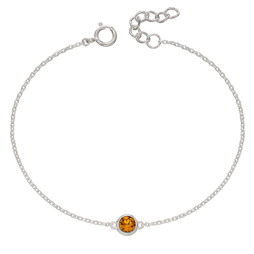Beginnings Crystal Birthstone Bracelet