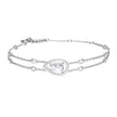 Diamonfire Teardrop Double Row Bracelet