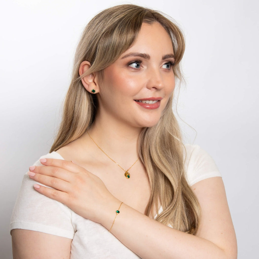 Beginnings Crystal Birthstone Earrings