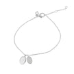 Diamonfire Engravable Tag Bracelet with Pave Set Oval Tag