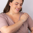 Beginnings Long Link Charm Carrier Bracelet