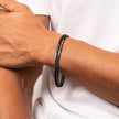 Pulsera Foxtail Fred Bennett dos tonos