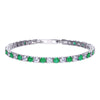 Diamonfire zweifarbiges Zirkonia Tennisarmband
