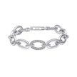 Diamonfire Oval Link Chain Bracelet