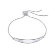 D For Diamond Pink Flower Toggle Bracelet with Diamond