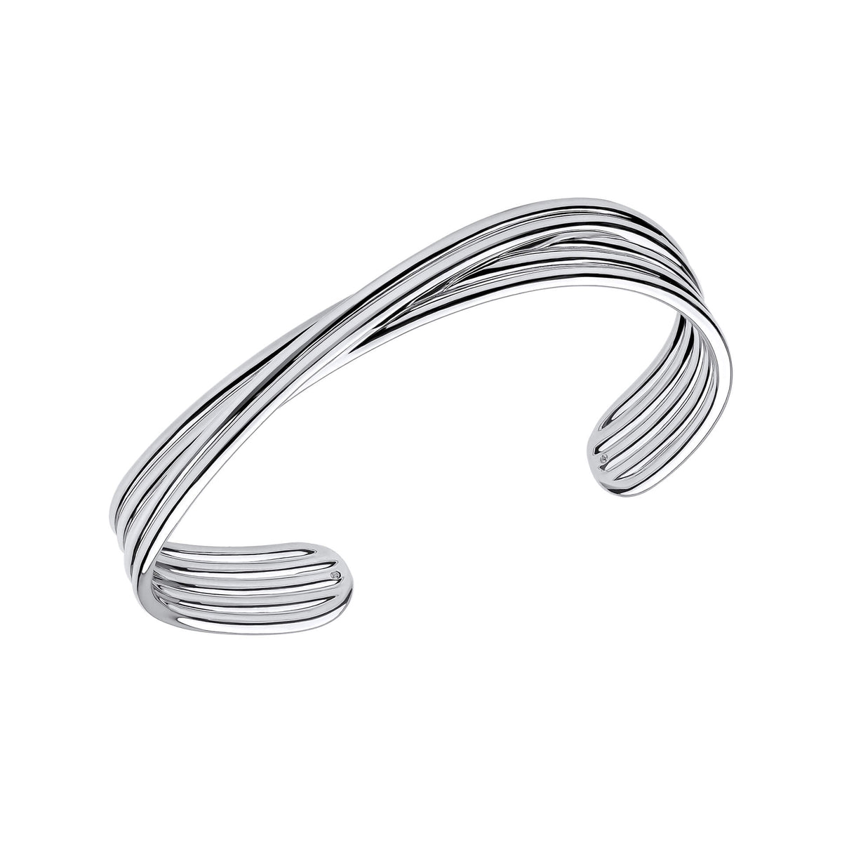 Beginnings Twisted Ridge Cuff Bangle