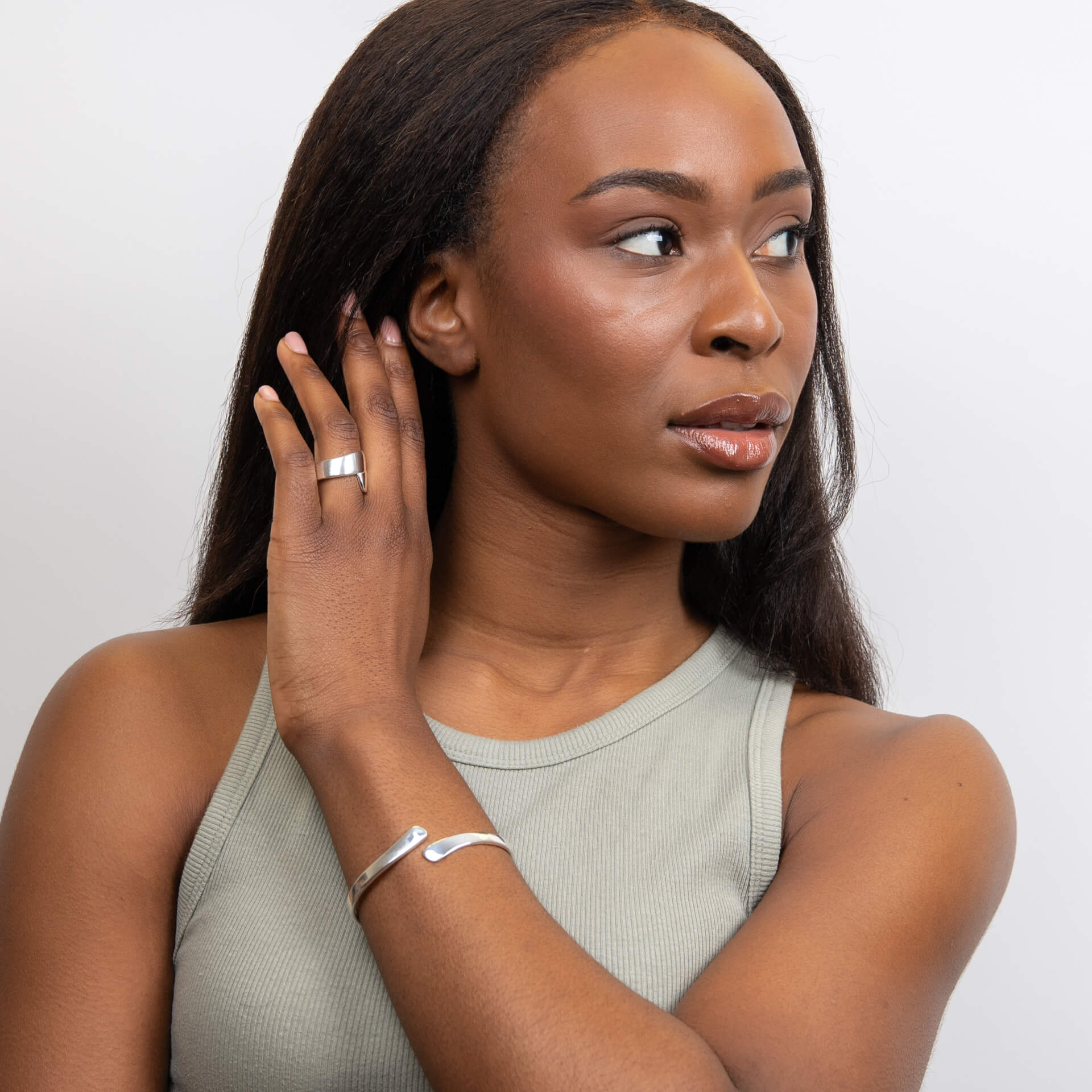 Beginnings Open Wrap Bangle