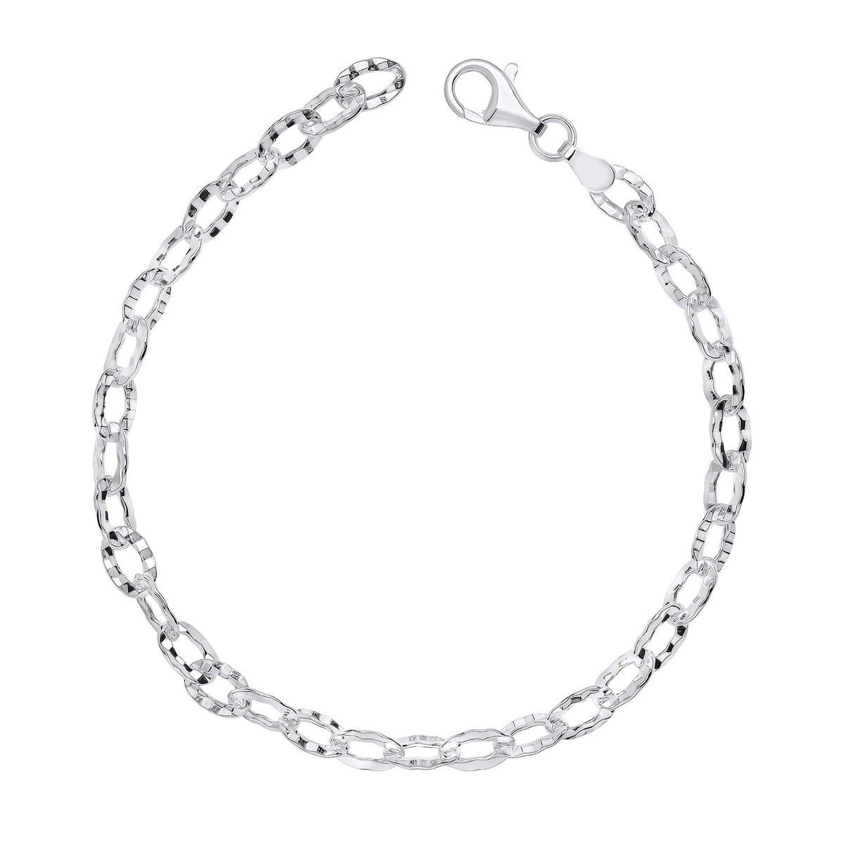 Beginnings Textured Anchor Chain Bracelet
