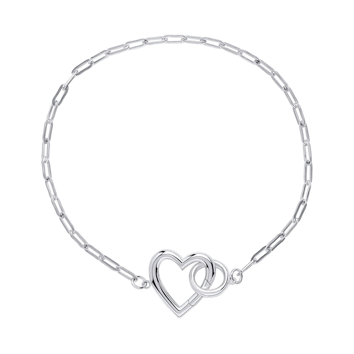 Beginnings Heart Connection Chain Bracelet