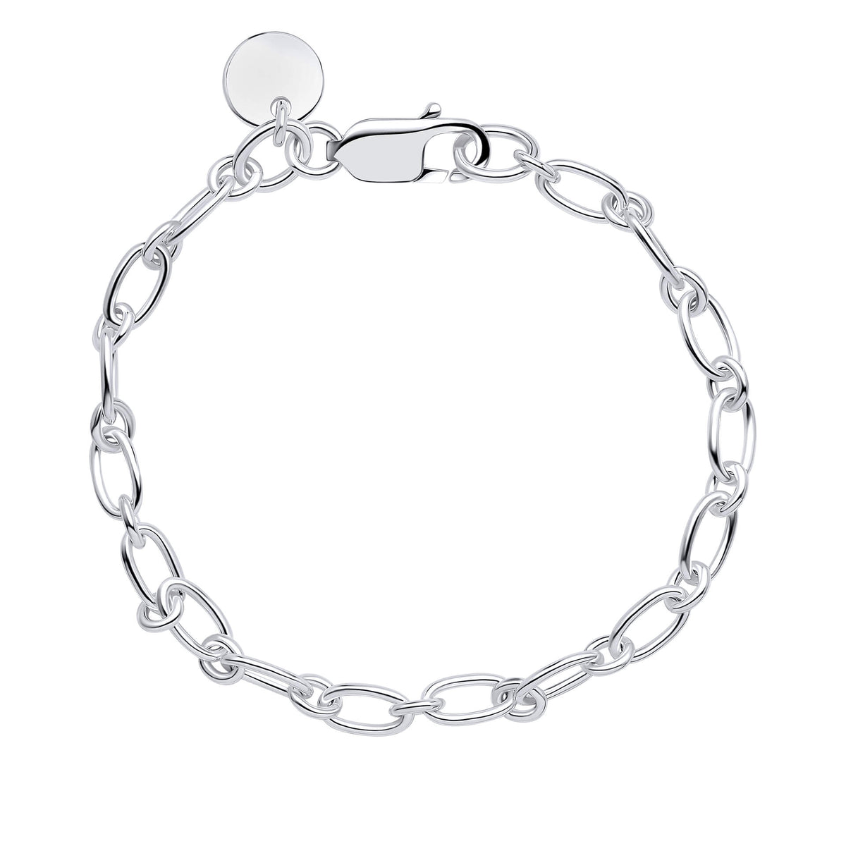 Beginnings Long Link Chain Bracelet with Tag