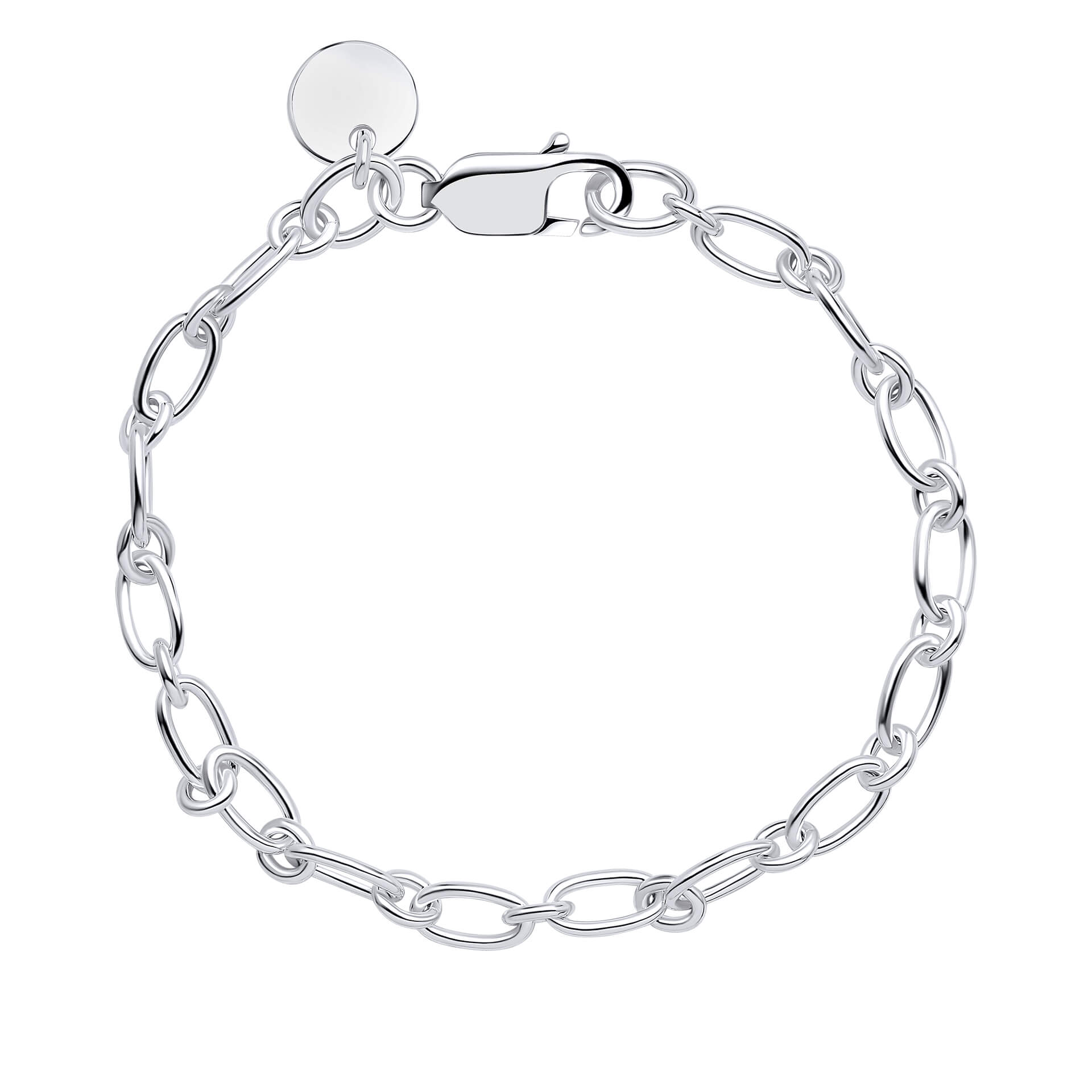 Beginnings Lange Gliederketten-Armband mit Tag
