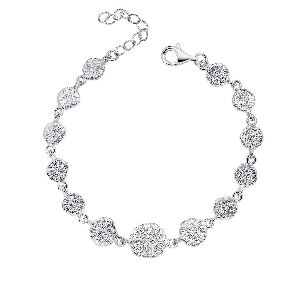 Beginnings Armband mit strukturierten Scheiben