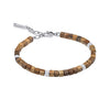 Fred Bennett Stainless Steel Bracelet with Semi-Precious Beads