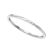 Beginnings Hinged Bangle with Cubic Zirconia
