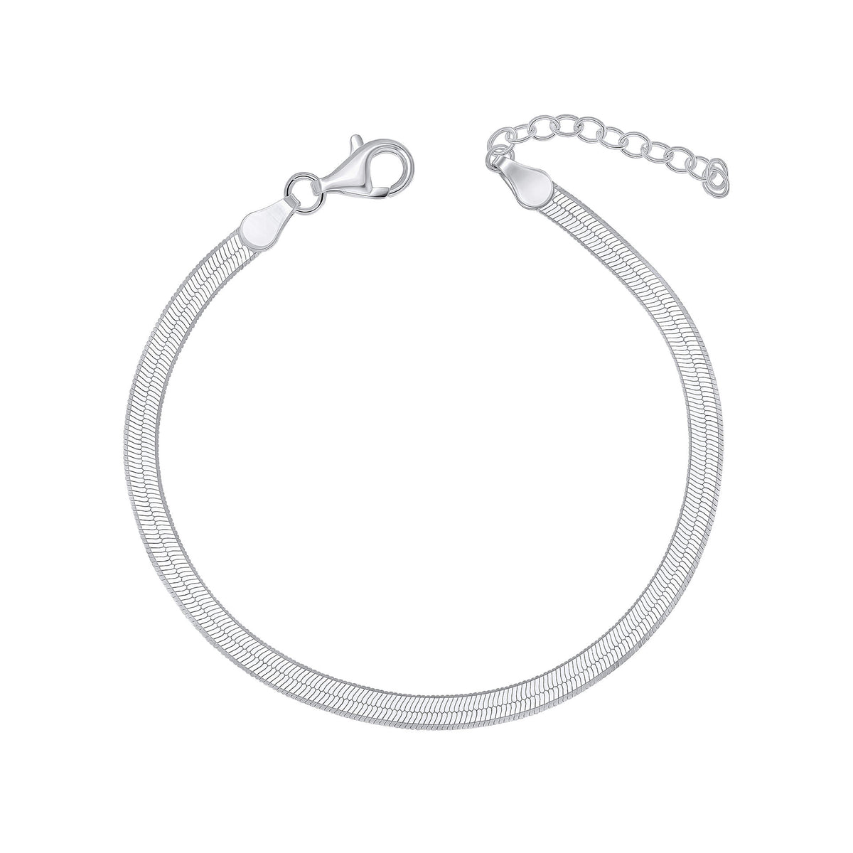 Beginnings Flat Herringbone Chain Bracelet