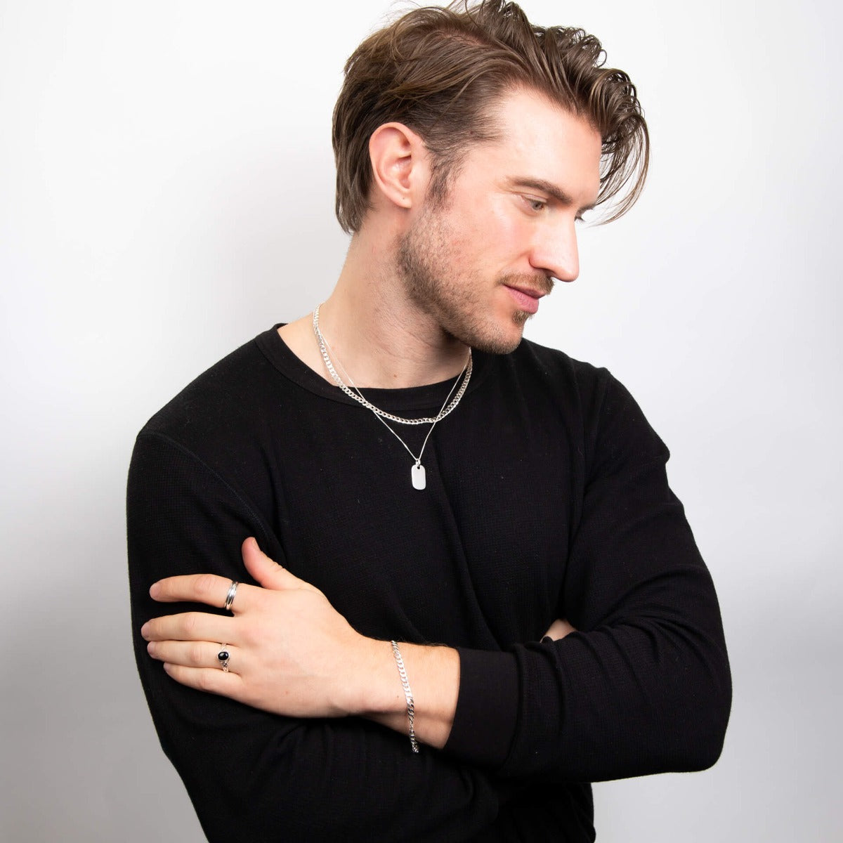 Anillo Celta Beginnings con Ónix Negro