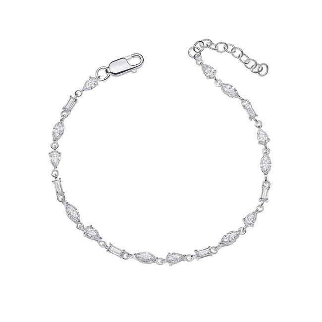 Beginnings Mixed Shapes Tennis Bracelet