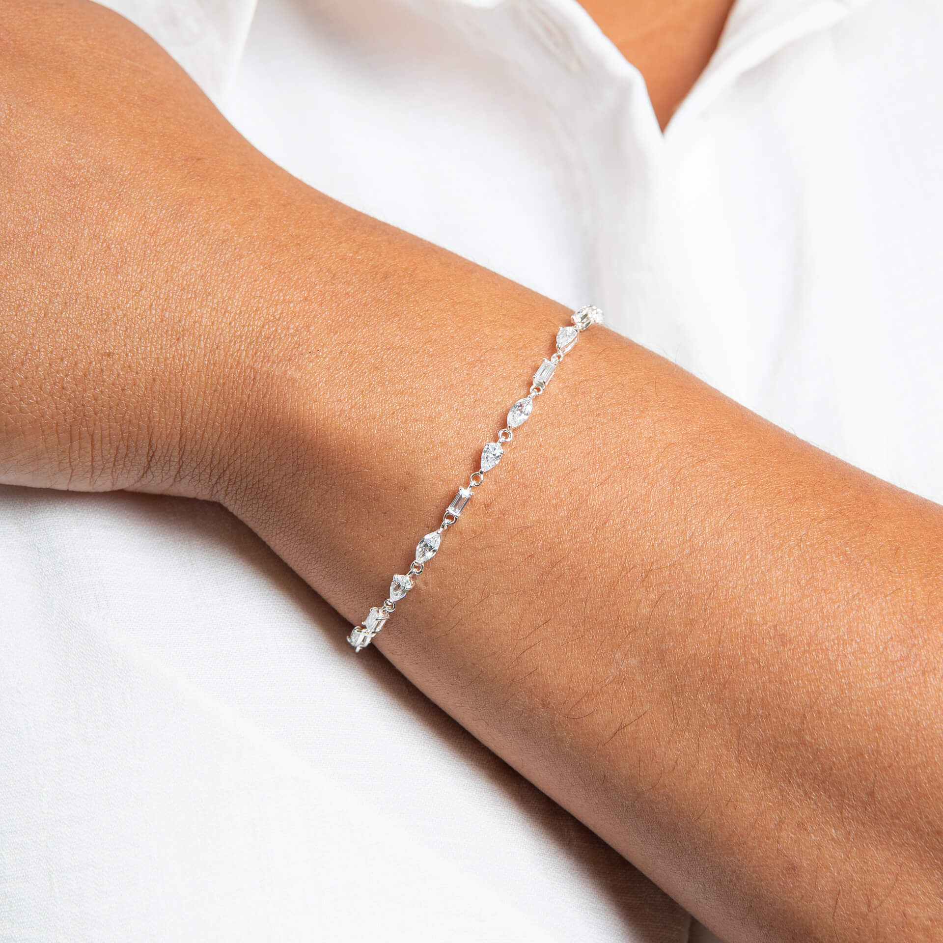 Beginnings Gemischte Formen Tennis Armband