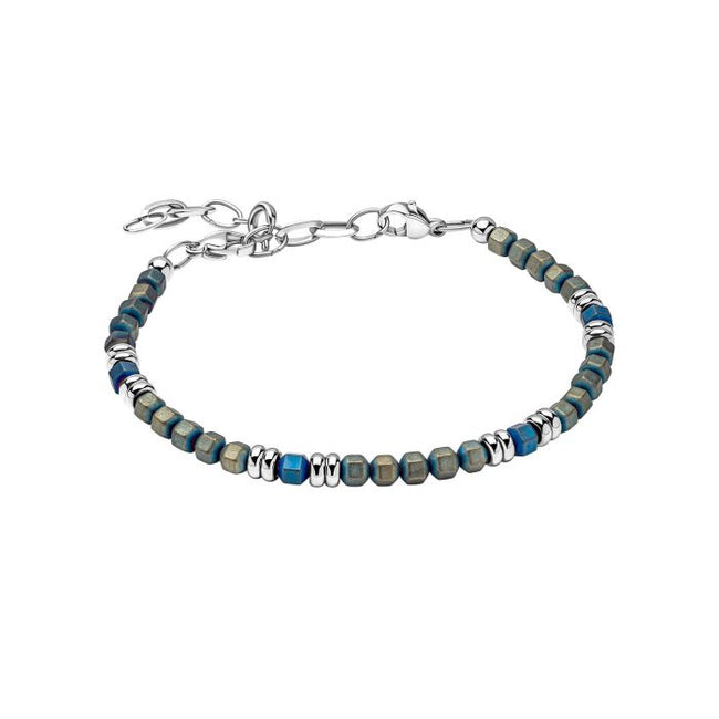Fred Bennett Blue Hematite Bead Bracelet
