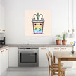 Whimsical Kawaii Latte Canvas