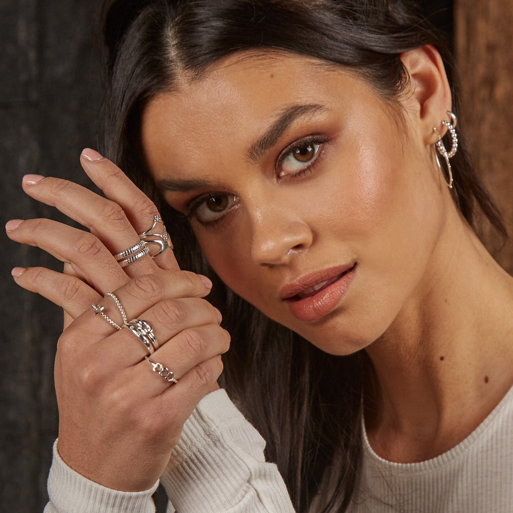 Beginnings Triple Heart Ring