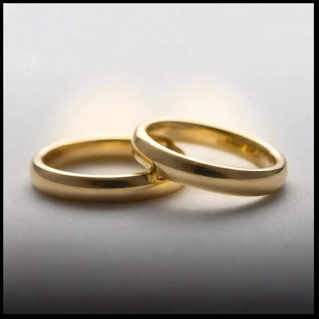 3mm Gold Wedding Band – Classic Lyra – 9ct/14ct/18ct Gold