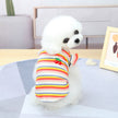 Pet Clothes Dog Color Stripes Skirt Vest