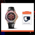 Reloj mecánico multifuncional Rainbow Circle para hombre, completamente automático e impermeable