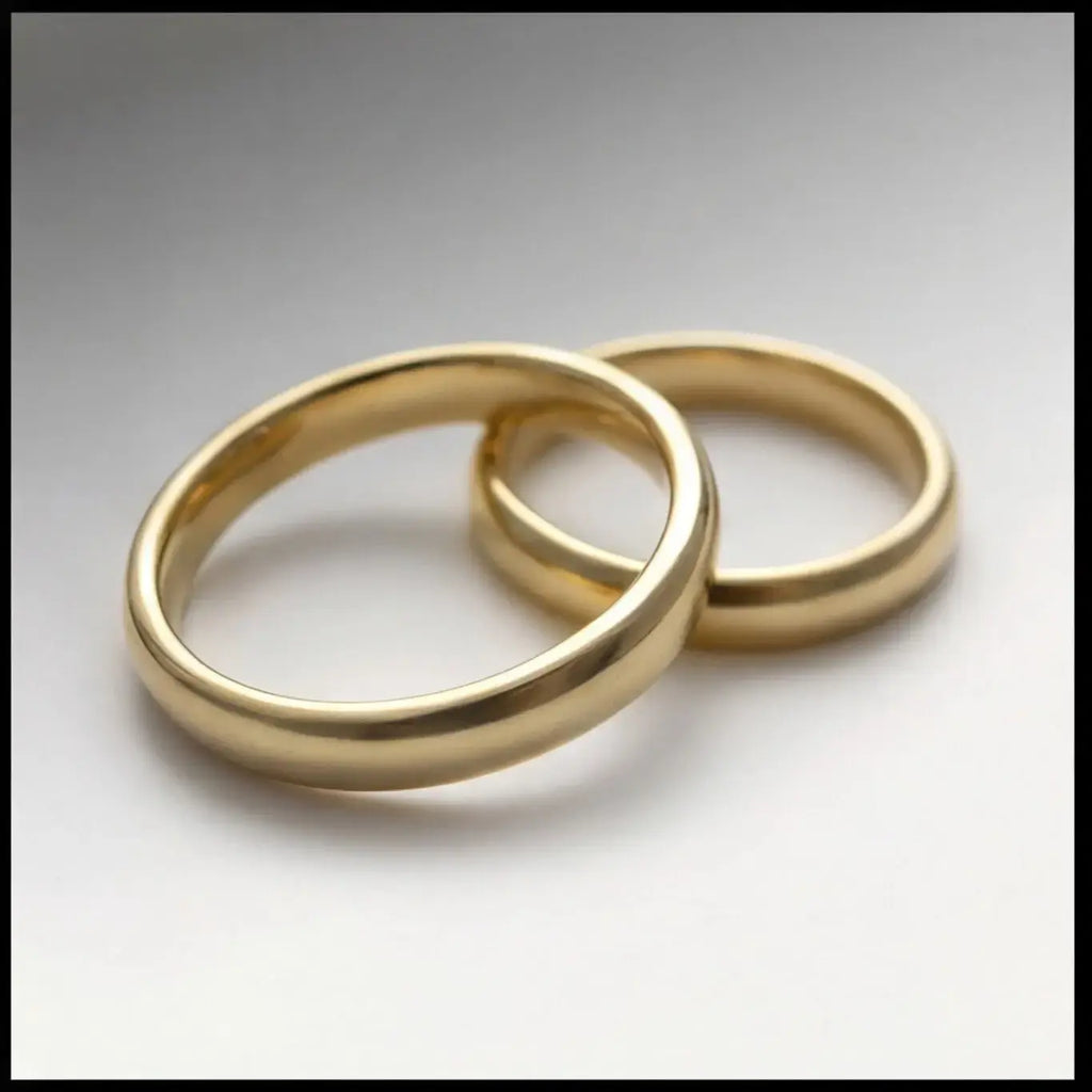 3mm Gold Wedding Band – Classic Lyra – 9ct/14ct/18ct Gold