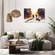 Outlaws at High Noon Canvas