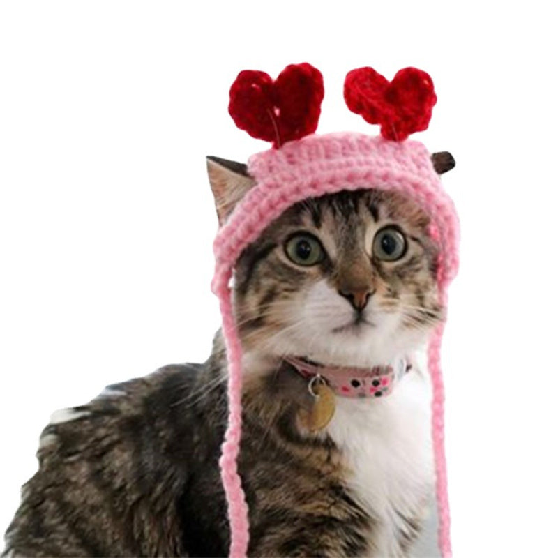 Hand-woven Pet Cat Head Cover