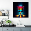 Luminous Layers Cocktail Canvas