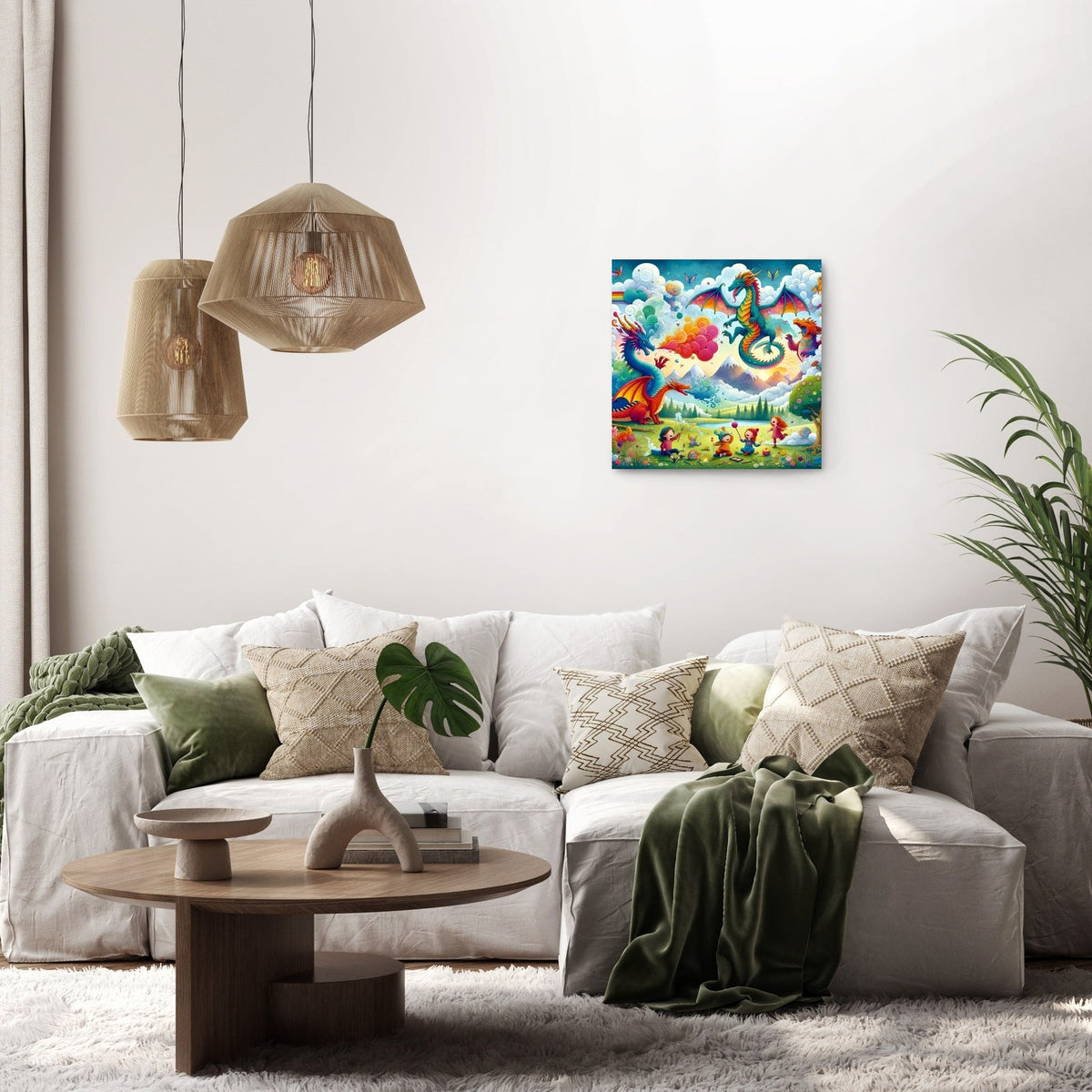 Dreams of the Dragon Playground Canvas