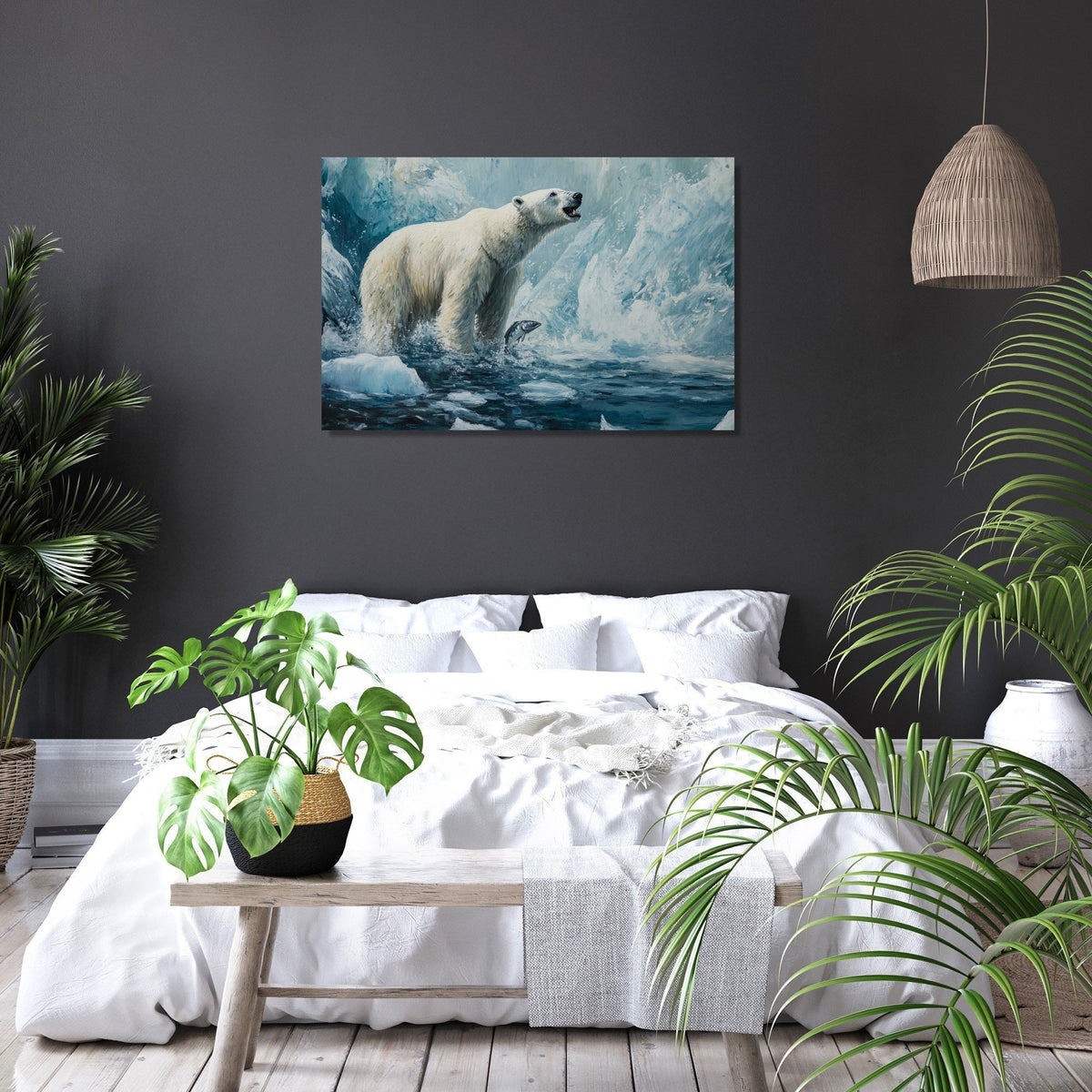 Polar Bear Survival Canvas