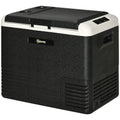 Outsunny 50L Car Refrigerator, Portable Compressor Car Fridge Freezer, Electric Cooler Box with 12/24V DC and 110-240V AC for Camping, Driving, Picnic, Down to -20\'e2\'84\'83