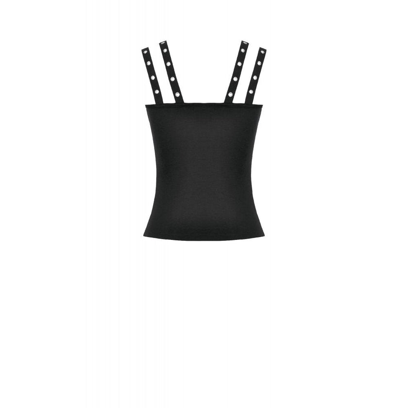 Dark in Love Punk Lace-Up Corset Style Top