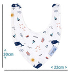 Baby Bandana Dribble Bibs Cotton Pack Of 8 - Boys