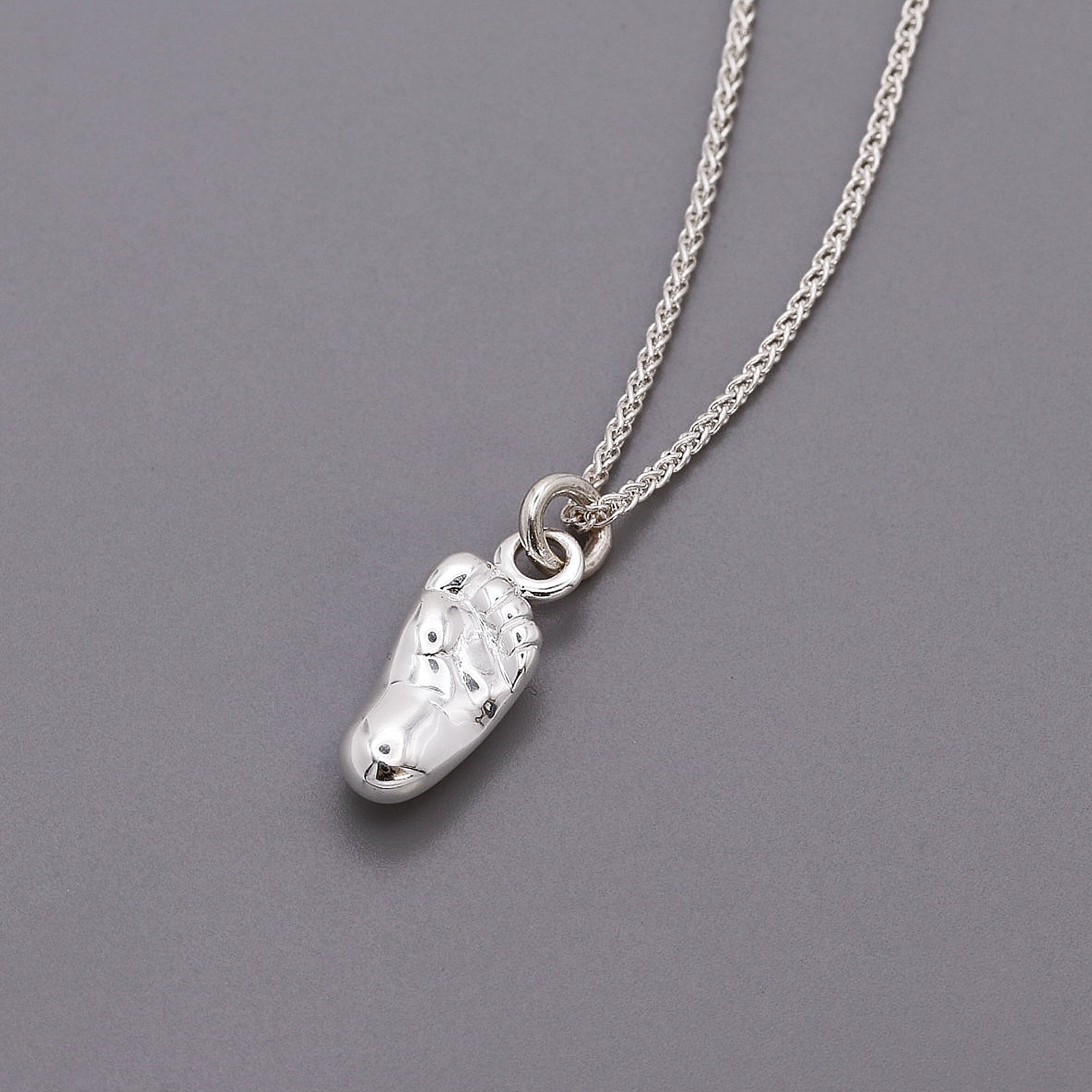 Colgante de plata personalizado para bebé